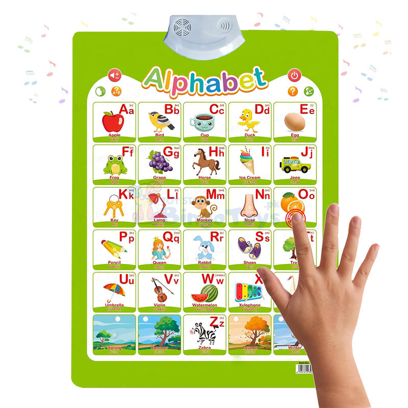 Alphabets Learning Wall Charts with Sound