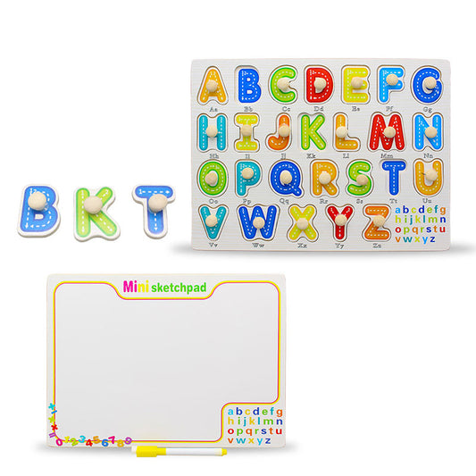 2 in 1 Alphabet Peg Board