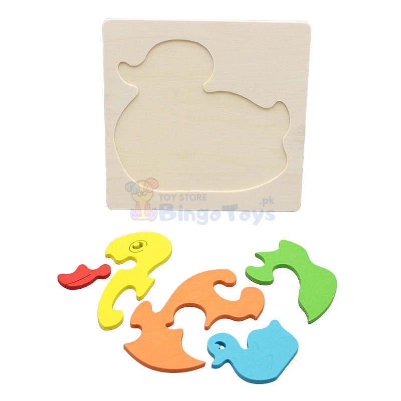 Animal with Babies Puzzle Mini Wooden Pair of 2