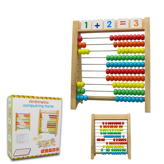 Wooden Arithmetic Computing Frame