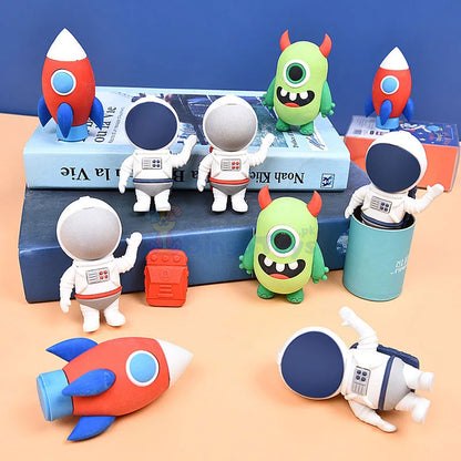 Astronaut Theme 3D Puzzle Pencil Eraser