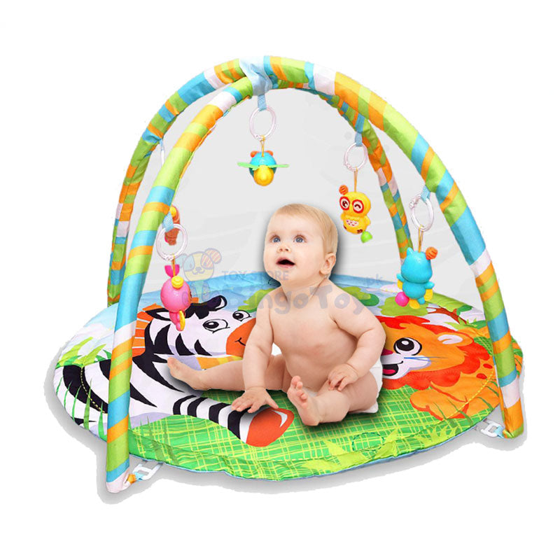 Baby mat with hanging toys online