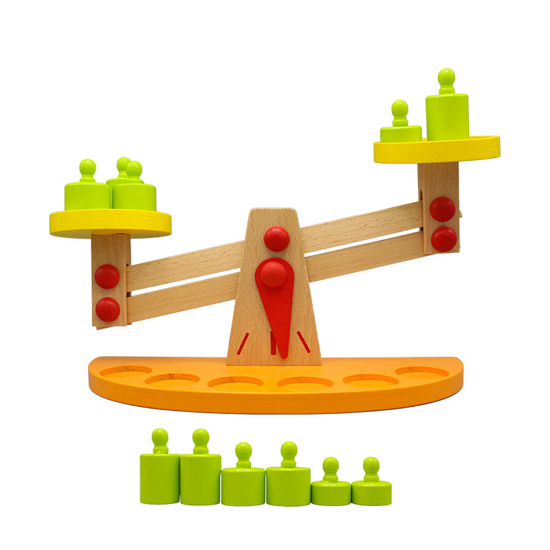 Wooden Balance Scale