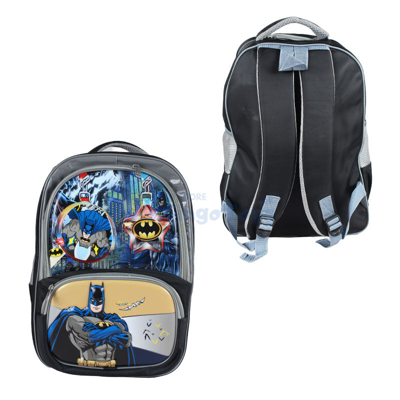 Batman Embossed School Bag 17 inch (1757)