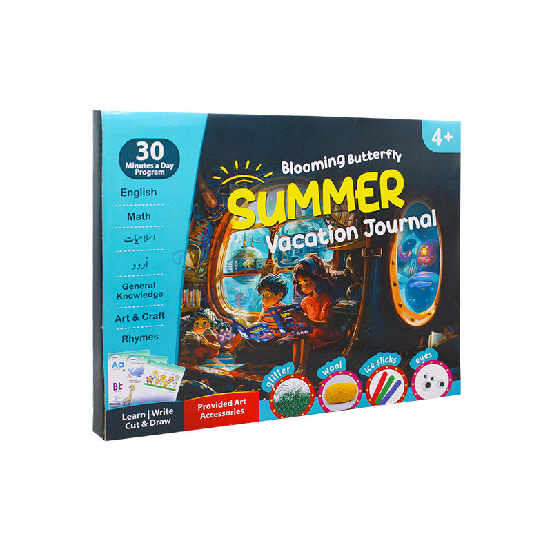 Summer Vacation Journal Activity Book 4+