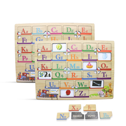 3in1 Wooden Puzzle Board