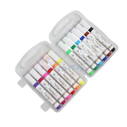 Bright-Coloured Washable Marker 12 Pcs #2079