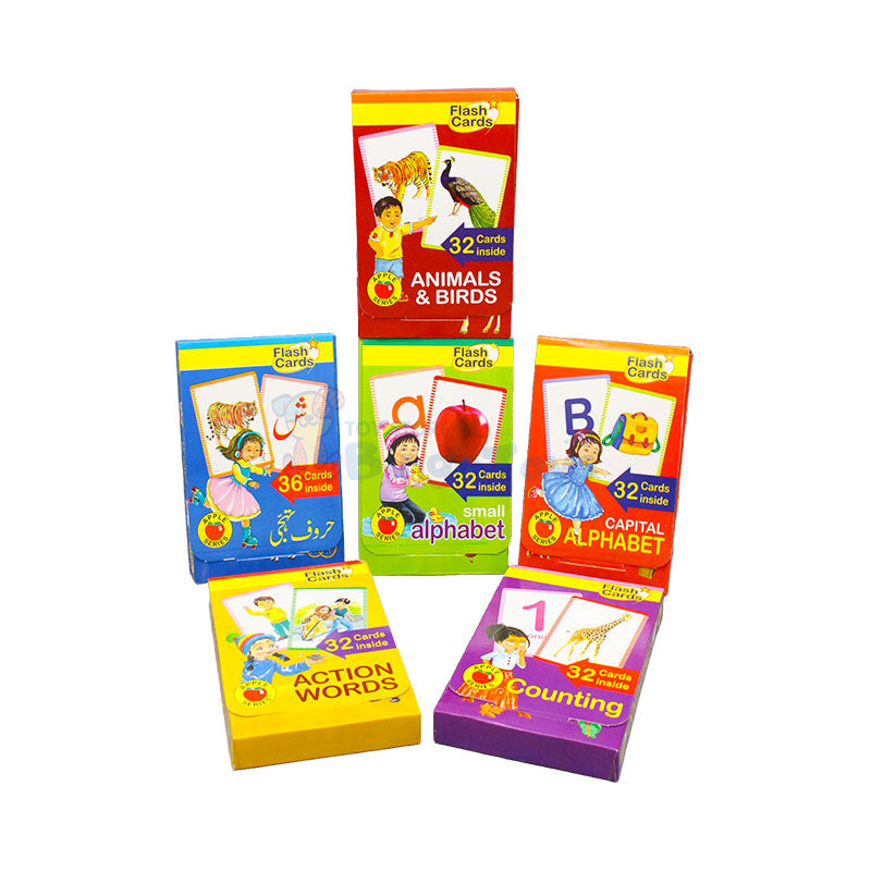 Bundle of Apple Series Flash Cards (6 in 1)