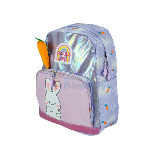 Clouds Love Shiny Bunny Small Backpack