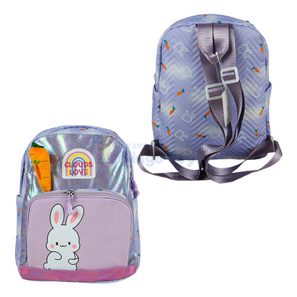 Clouds Love Shiny Bunny Small Backpack