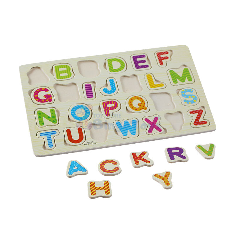 Capital & Small Alphabets Wooden Puzzle Board #2027