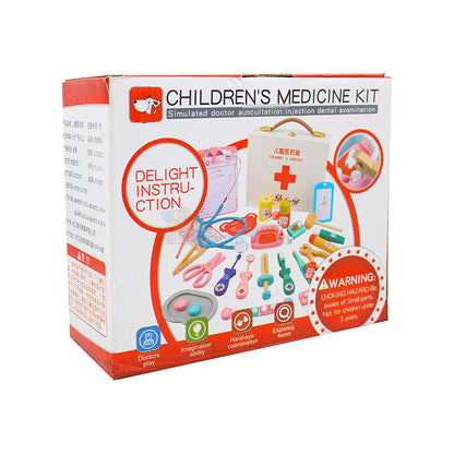 Children's Medical kit Wooden