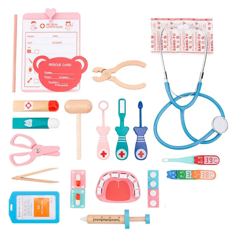 Children's Medical kit Wooden