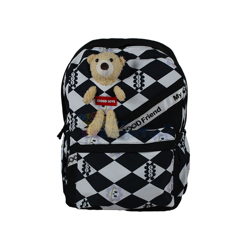 Cloud Love Cute Bear School Bag 17″