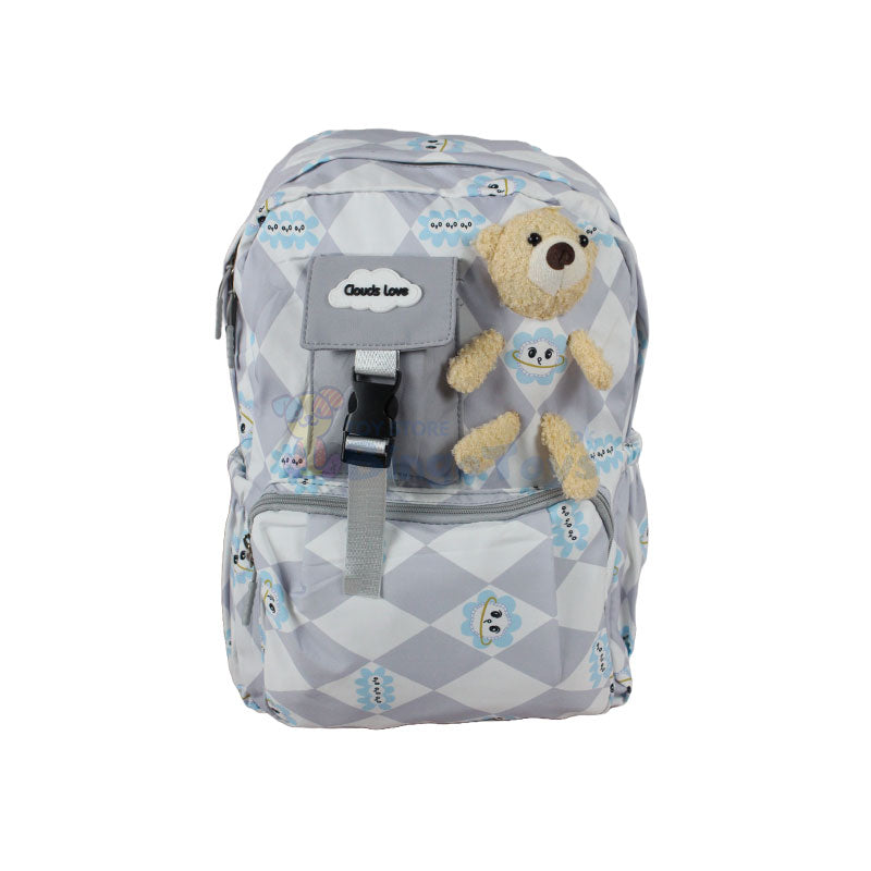 Cloud Love Cute Bear School Bag 17″