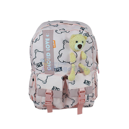 Cloud Love Cute Bear School Bag 17″