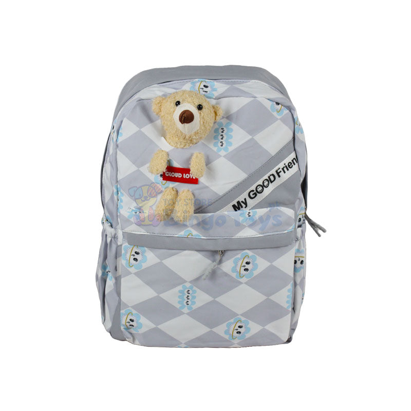 Cloud Love Cute Bear School Bag 17″