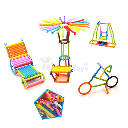 Colorful Building Sticks Bucket