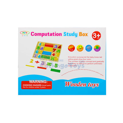 Montessori Computation Study Box Wooden Toy - Educational Toy