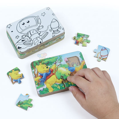 Cute Cartoon Puzzle Set Box 8 Pcs