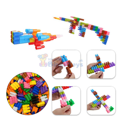 DIY Colorful Interlocking Bullet Blocks (0482)