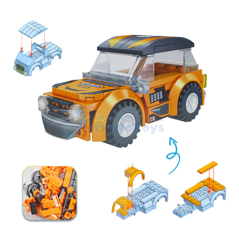 DIY Puzzle Blocks City Series Cars Collection