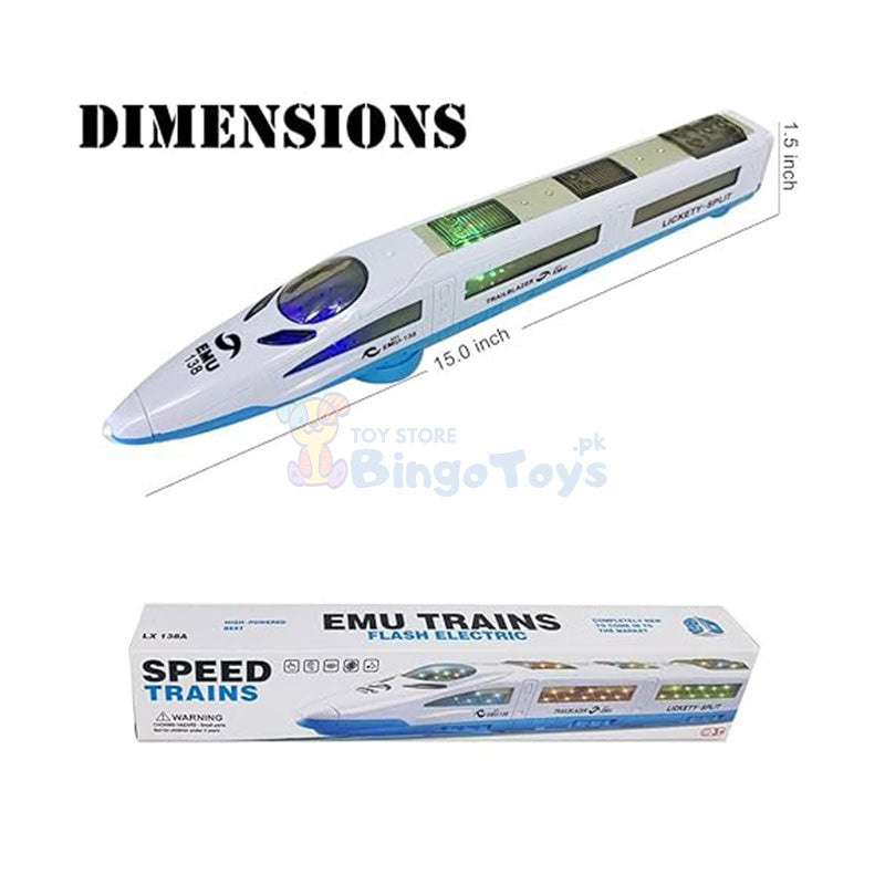 Dynamic Flash Speed Train with Light & Music