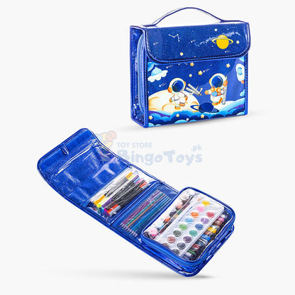 Eazy Kids 82-Piece Art Supplies Set for Boys & Girls
