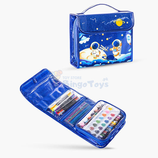 Eazy Kids 82-Piece Art Supplies Set for Boys & Girls