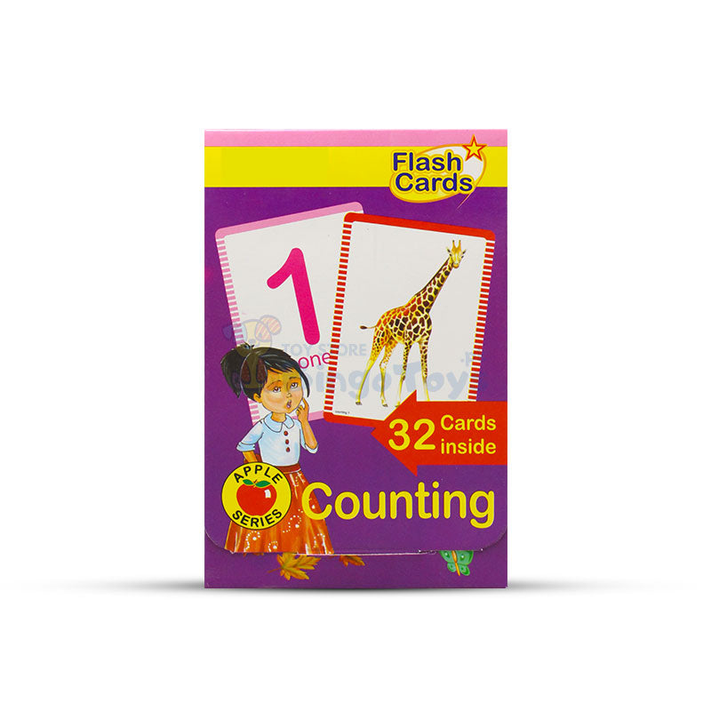 Counting Flash Cards Apple Series