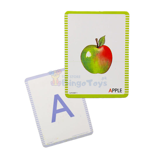 Capital Alphabet Flash Cards Apple Series