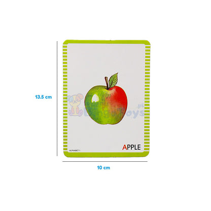 Capital Alphabet Flash Cards Apple Series