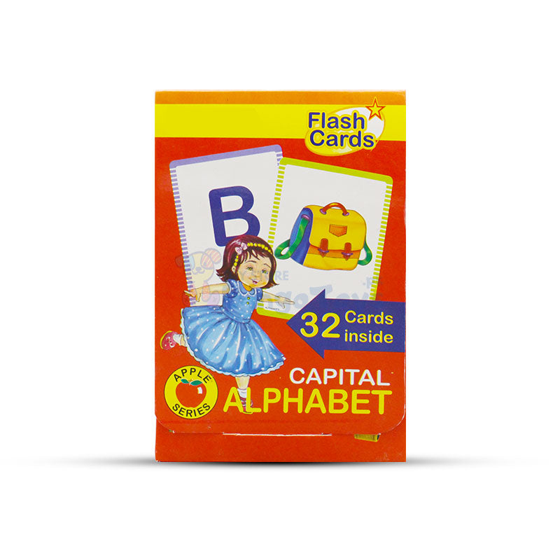 Capital Alphabet Flash Cards Apple Series