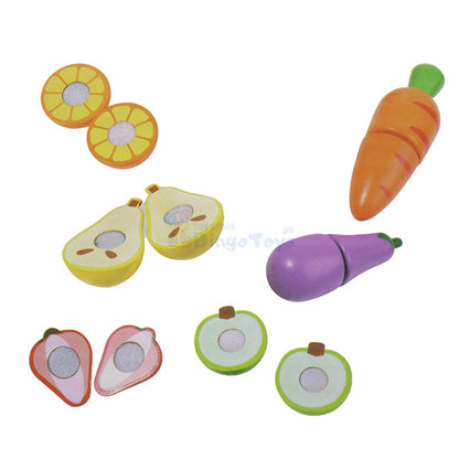 Fruit & Vegetable League Wooden Cutting Board