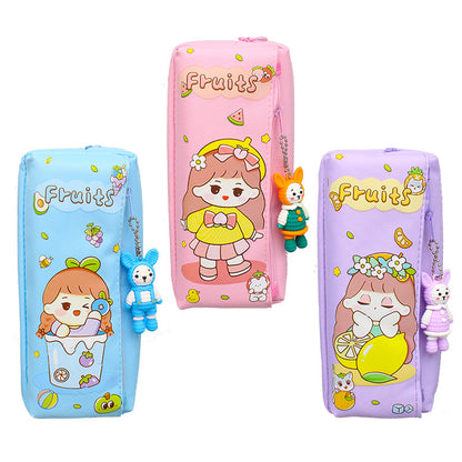 Cute Girl Pencil Pouch