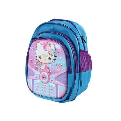 Hello Kitty Embossed School Bag 13 inch (1758)