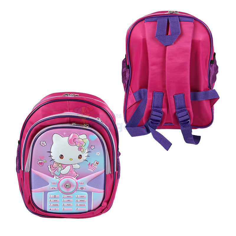 Hello Kitty Embossed School Bag 13 inch (1758)