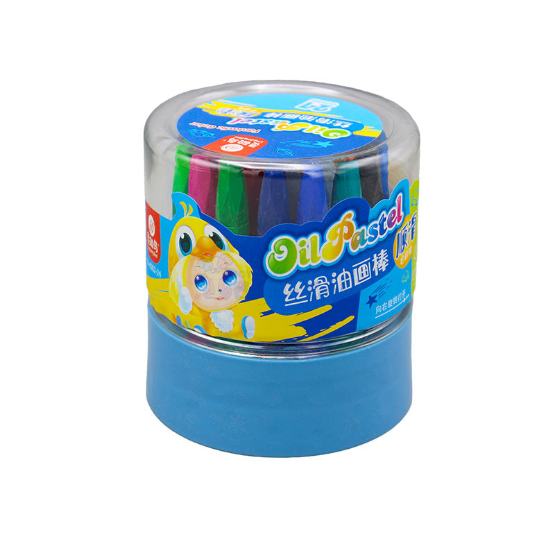 Hexagonal Oil Pastel for Drawing - 24 Pcs