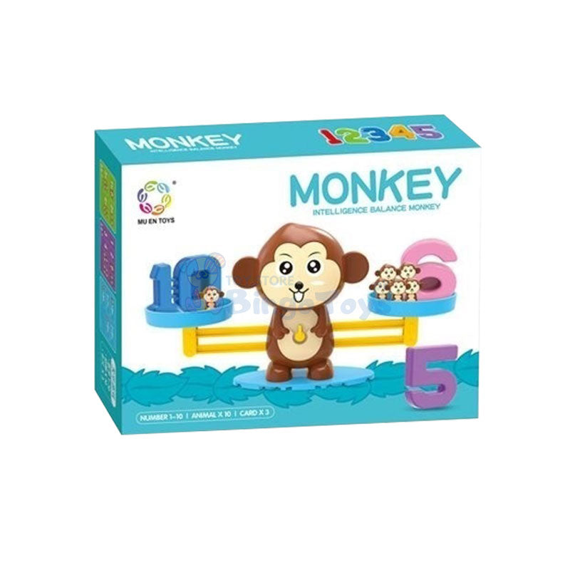 Intelligence Monkey Balance Toy with Numbers