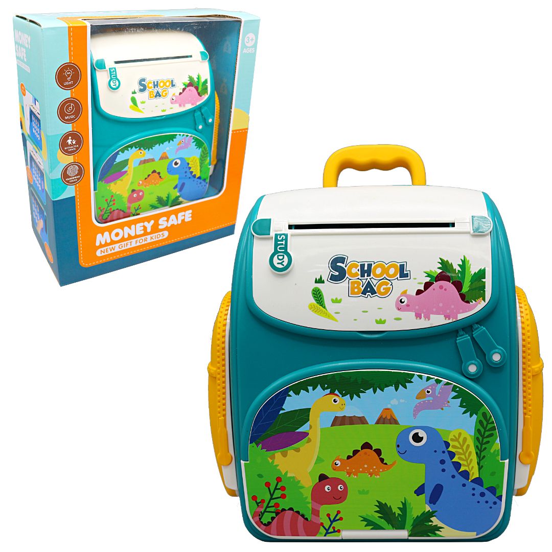 Intelligent School Bag & Money Safe(Dinosaur)