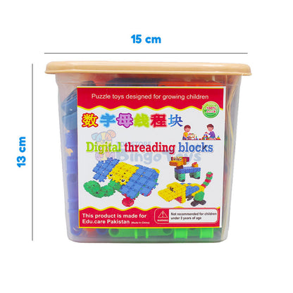 DIY Interlocking Building Blocks with Stickers (1428)