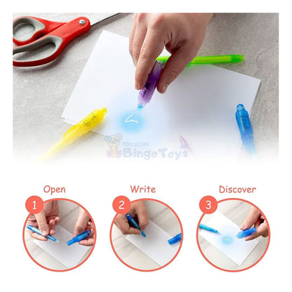 Invisible Ink Magic Pen with Light