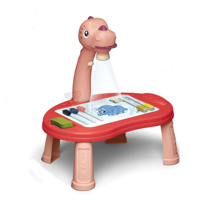 Kids Doodle Early Learning Dinosaur Projector Painting Board