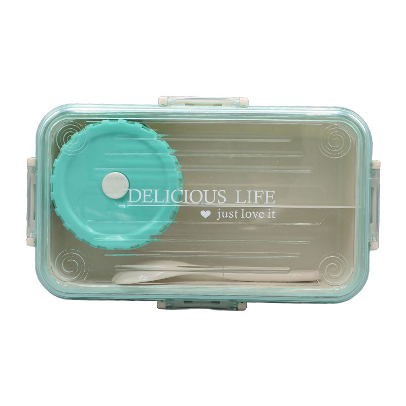 Four Compartment Delicious Life Lunch Box