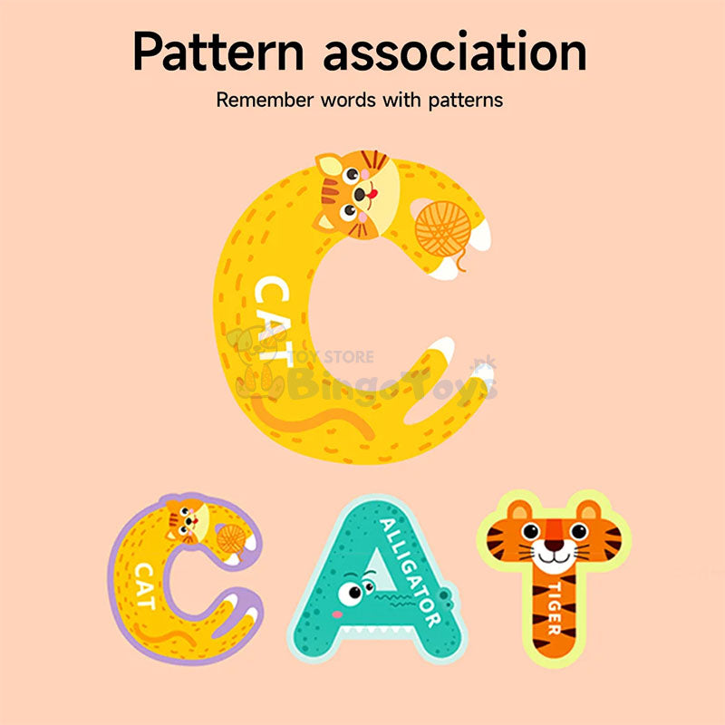 Magnetic Alphabets With Animal Pattern 26 Pcs