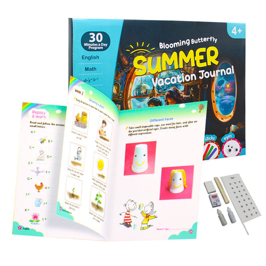 Summer Vacation Journal Activity Book 4+