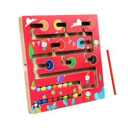 Matching Color Beads Game Wooden