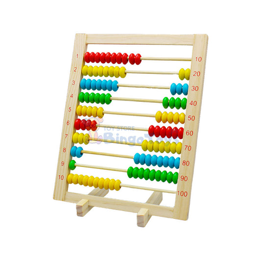 Mini Wooden Abacus with Number Learning (1533)