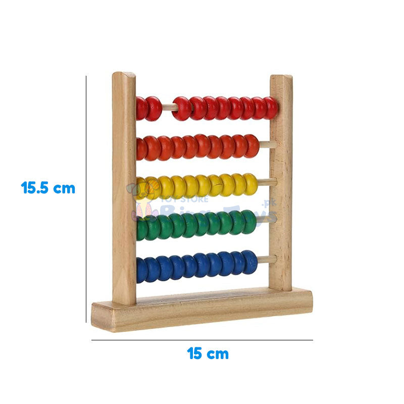 Mini Wooden Abacus Math Learning