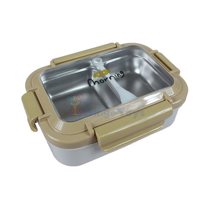 Morning Lunch Box Stainless Steel two Compartments